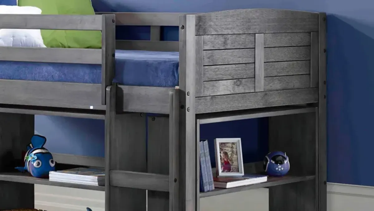 Donco Louver Low Loft Bed