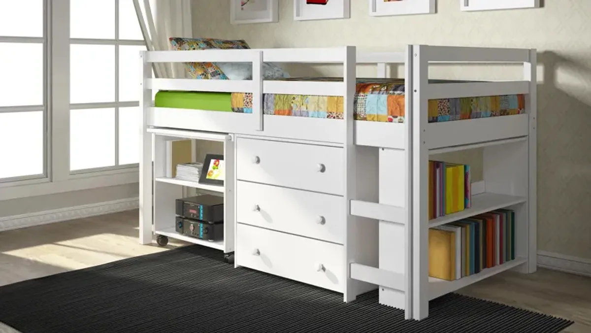 Donco Low Loft Bed