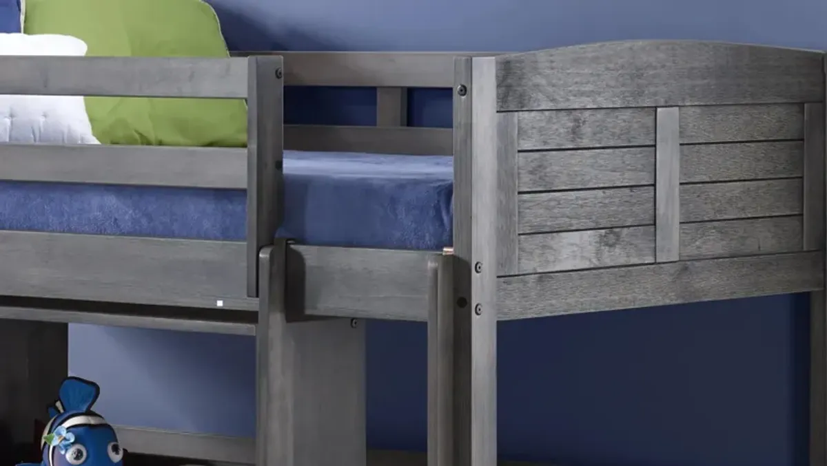 Donco Louver Low Loft Bed