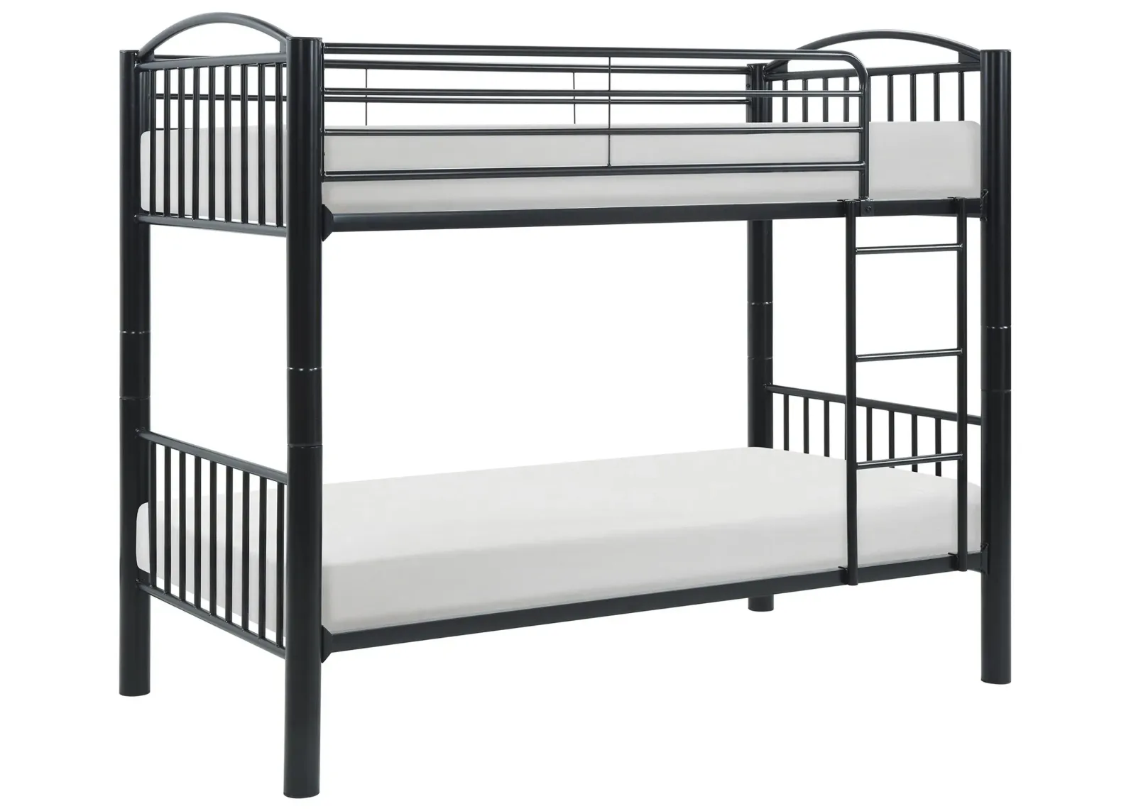 Transect Metal Bunk Bed in Black by Homelegance