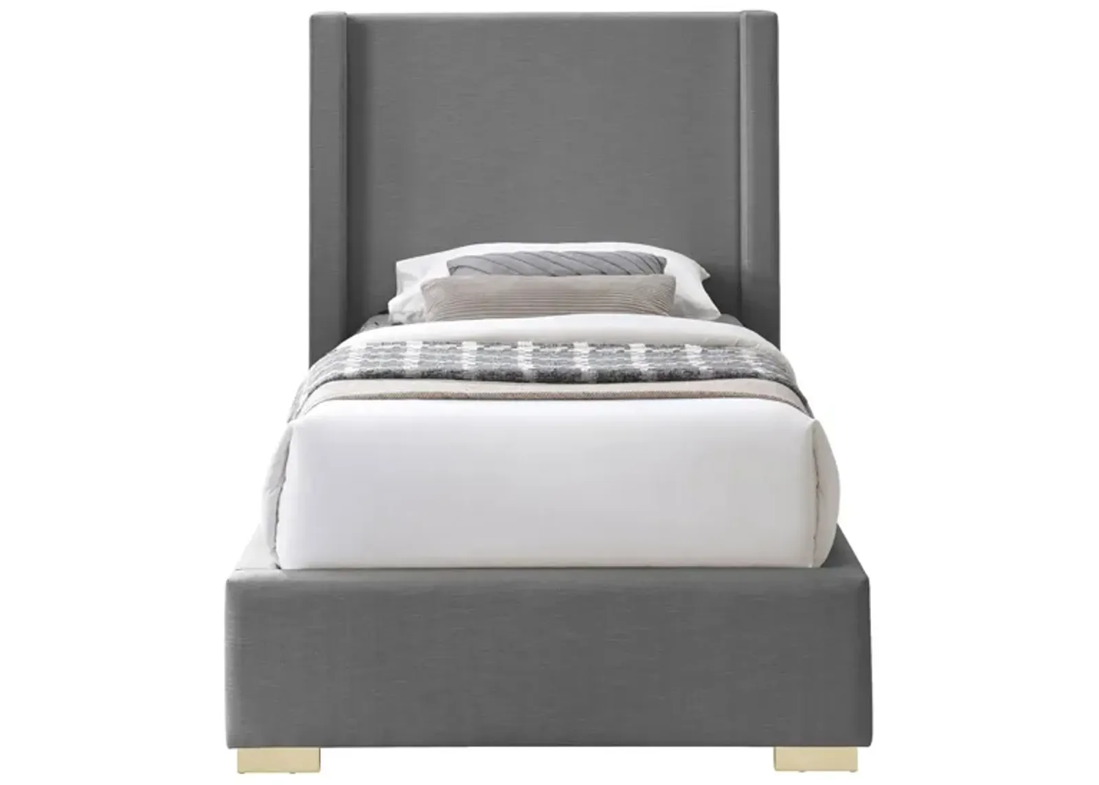 Royce Twin Bed in Gray by Meridian Furniture