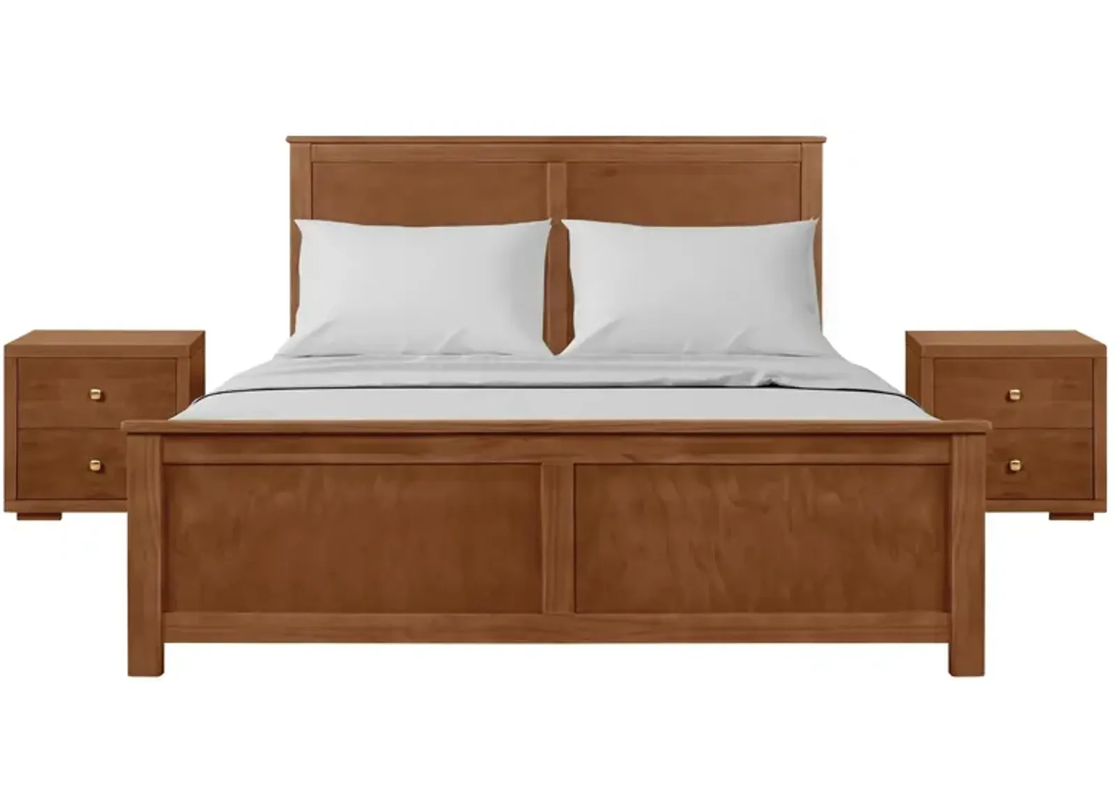 Winston Platform Bed with 2 Nightstands