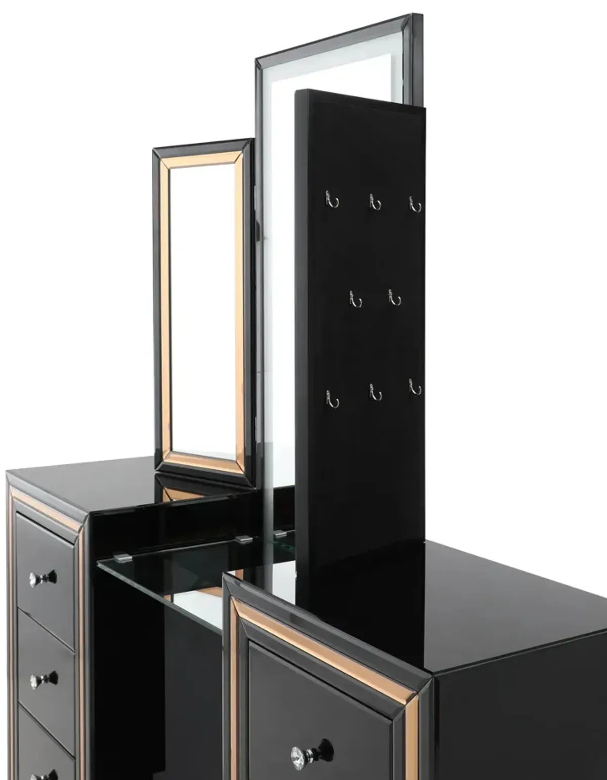 Amber Vanity and Mirror
