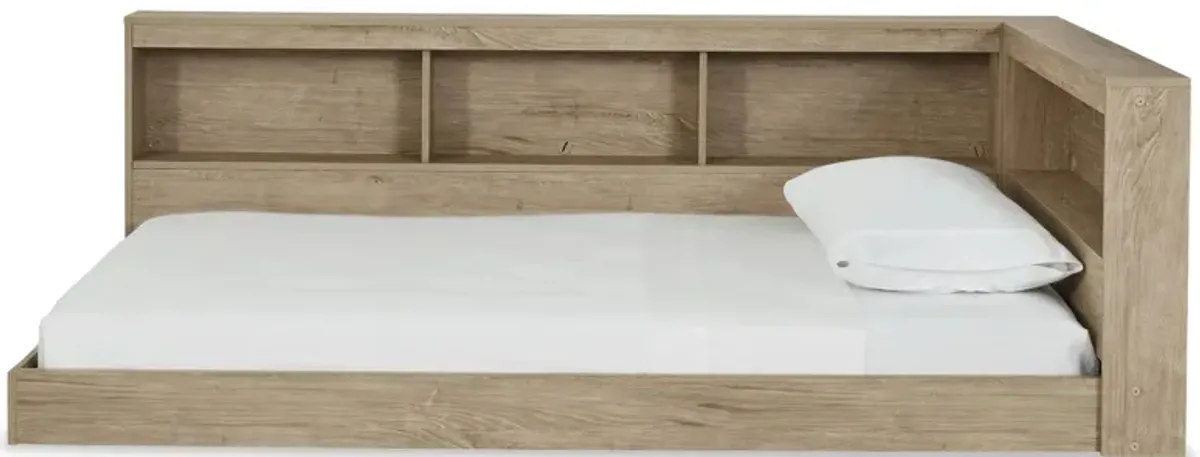 Oliah Bookcase Storage Bed in Natural by Ashley Furniture