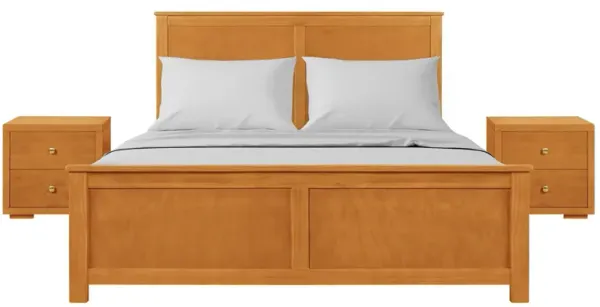 Winston Platform Bed with 2 Nightstands