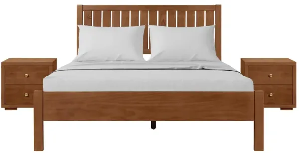 Graham Platform Bed with 2 Nightstands