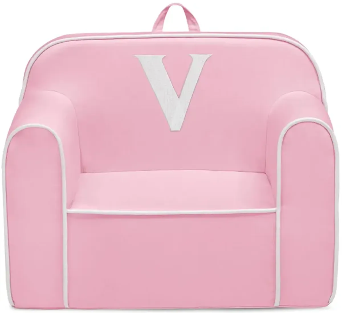 Cozee Monogrammed Chair Letter "V"