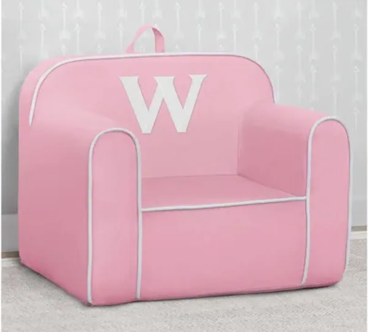 Cozee Monogrammed Chair Letter "W"