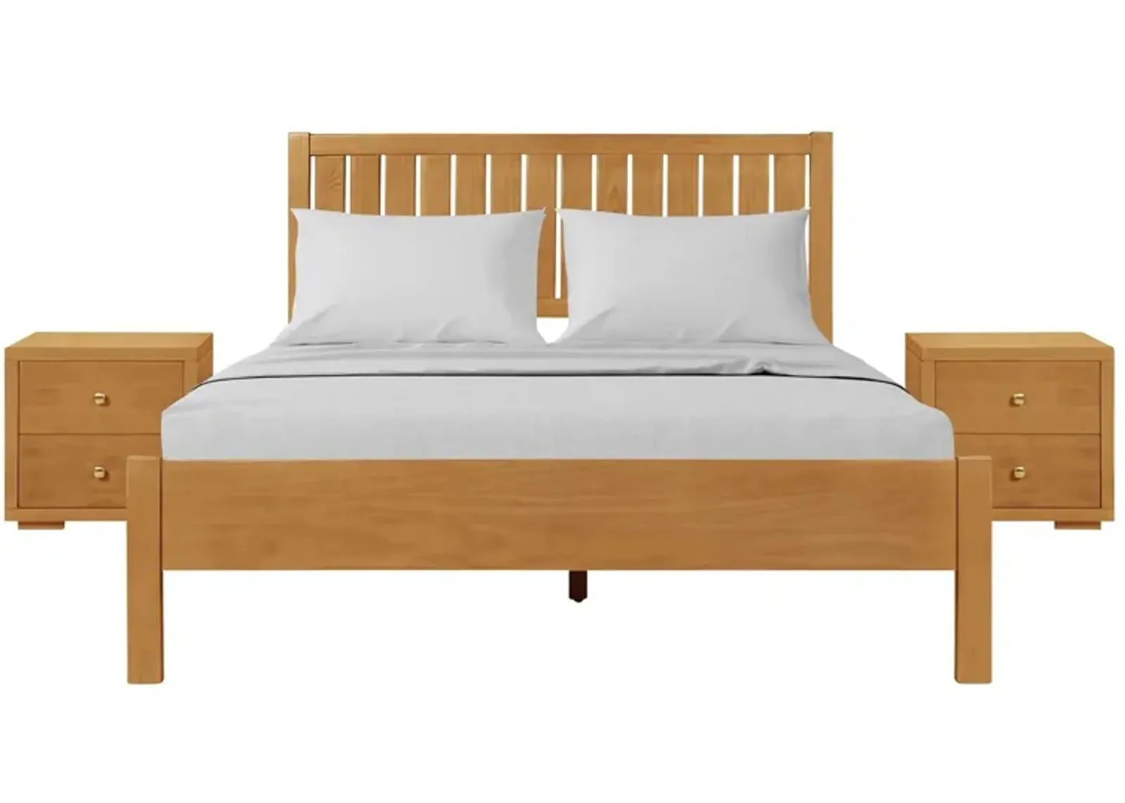 Graham Platform Bed with 2 Nightstands