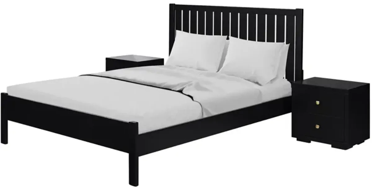 Graham Platform Bed with 2 Nightstands