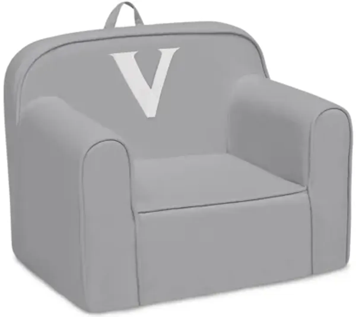 Cozee Monogrammed Chair Letter "V"