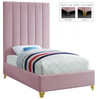 Via Twin Bed in Gray by Meridian Furniture