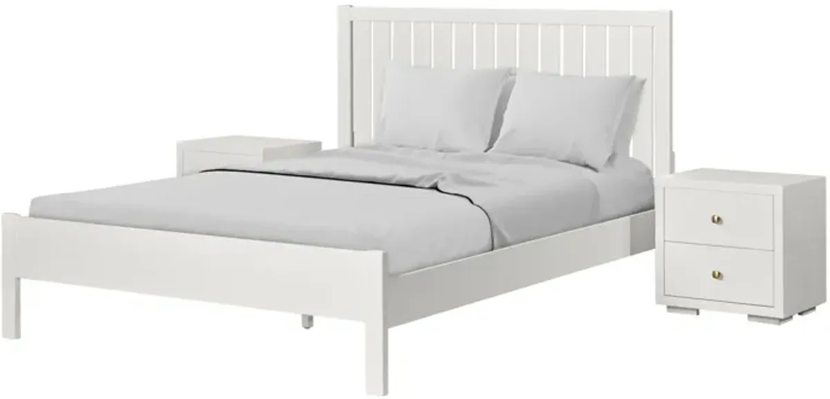 Graham Platform Bed with 2 Nightstands