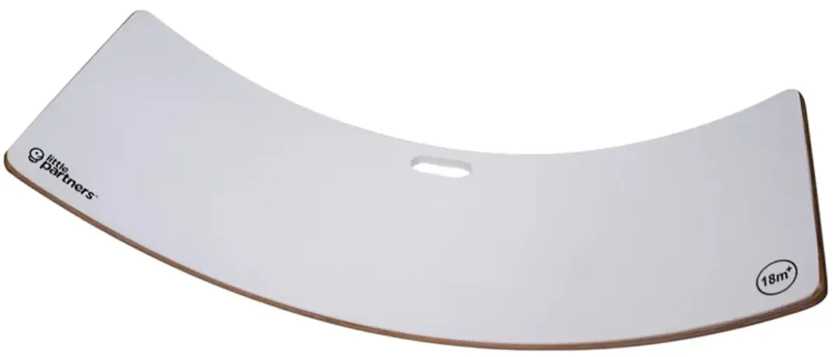 Little Partners Wobble Board in Soft White by BK Furniture