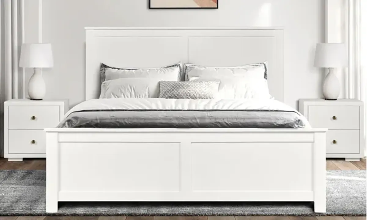 Winston Platform Bed with 2 Nightstands