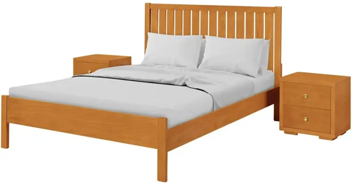 Graham Platform Bed with 2 Nightstands