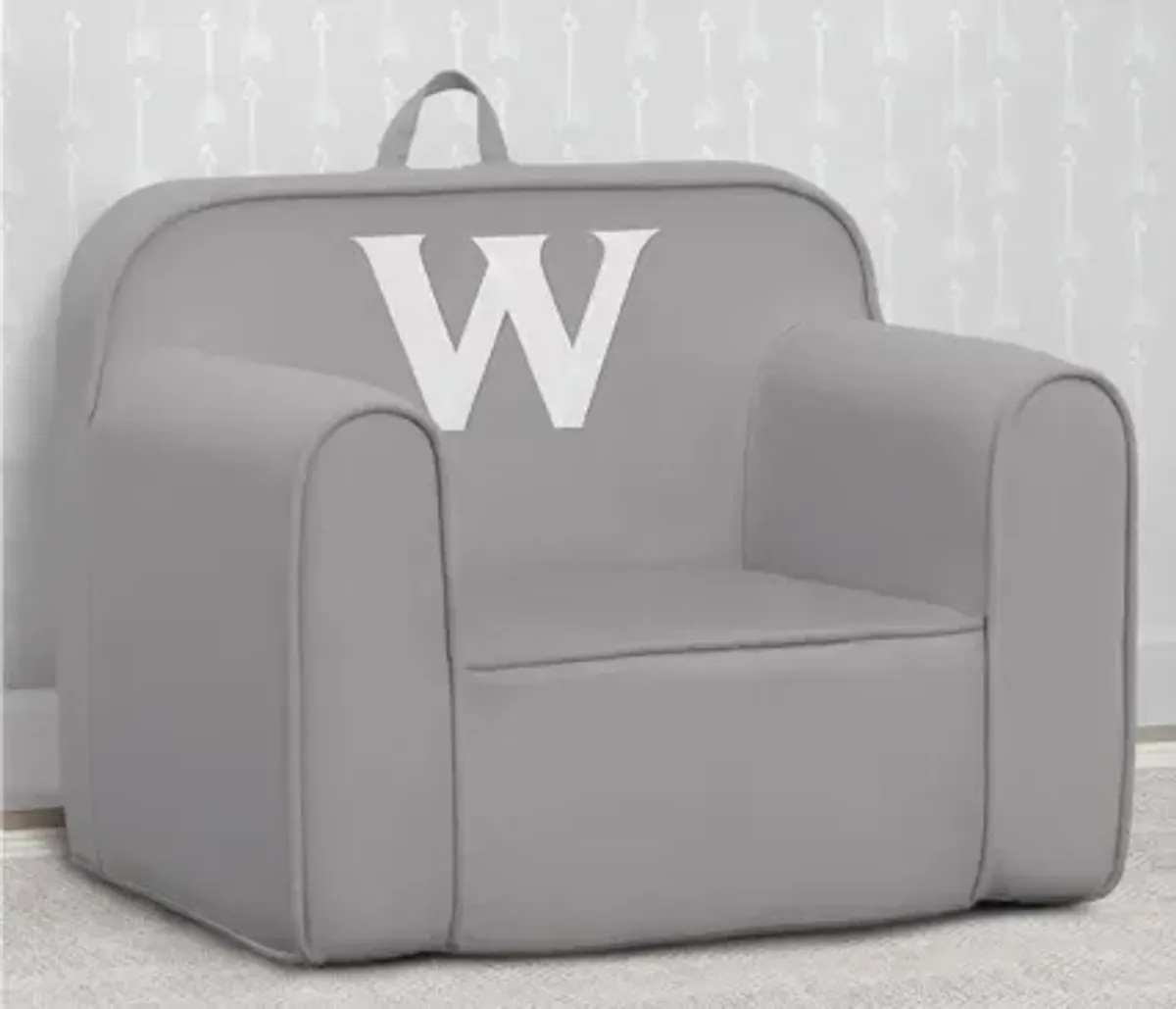 Cozee Monogrammed Chair Letter "W"