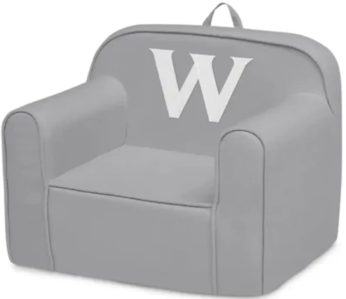 Cozee Monogrammed Chair Letter "W"