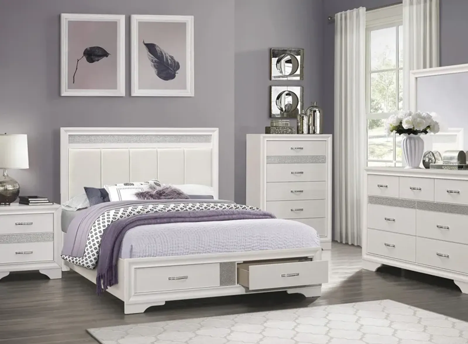 Griggs 4-pc. Upholstered Storage Bedroom Set