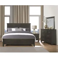 Eastlea 4-pc. Bedroom Set in Charcoal Gray by Bellanest