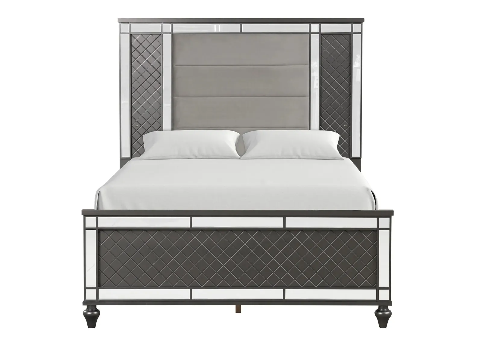 Livorno Bed in Gunmetal Gray by Glory Furniture