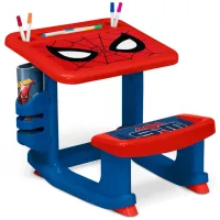 Spider-Man Draw and Play Desk by Delta Children in Blue by Delta Children