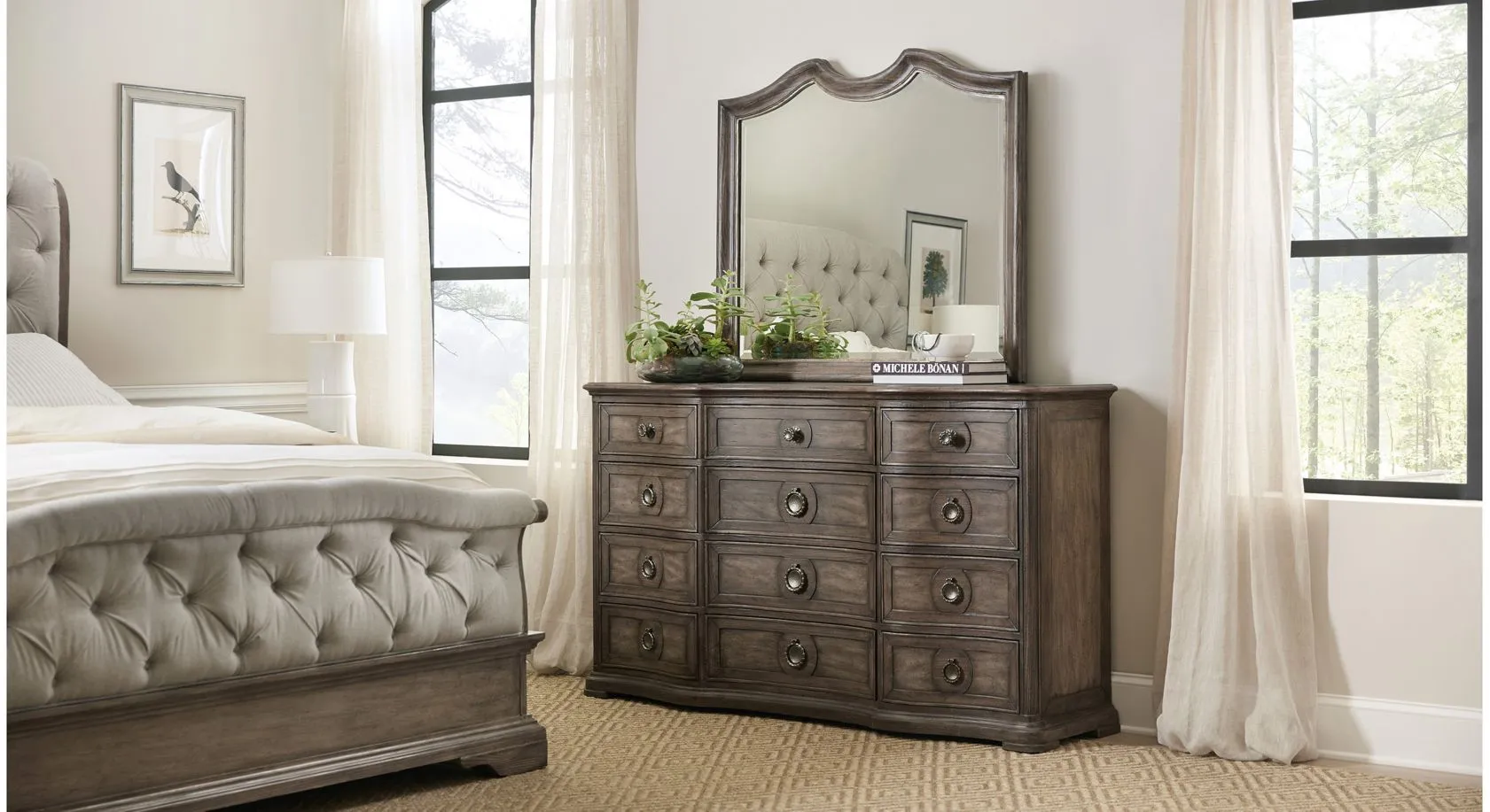 Woodlands 4pc. Upholstered Bedroom Set