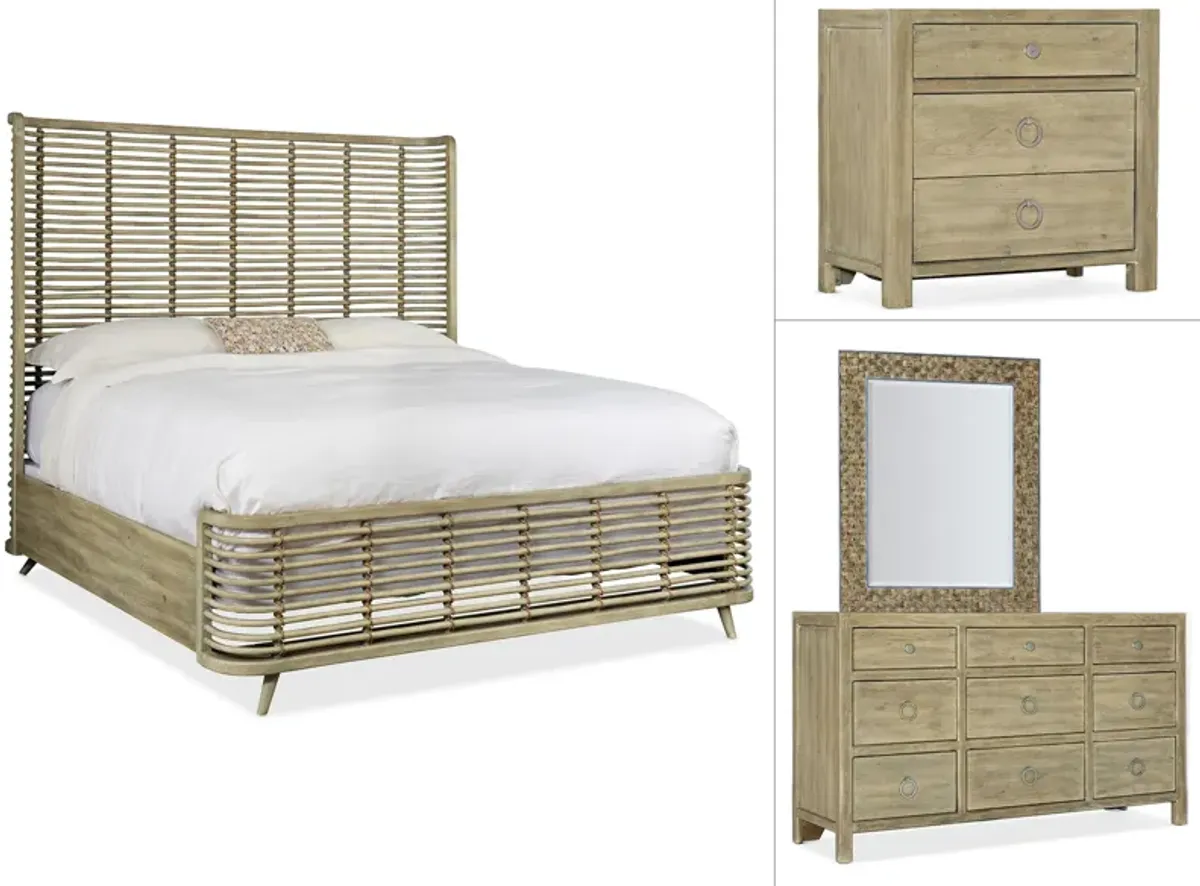 Sundance 4-pc. Rattan Bedroom Set