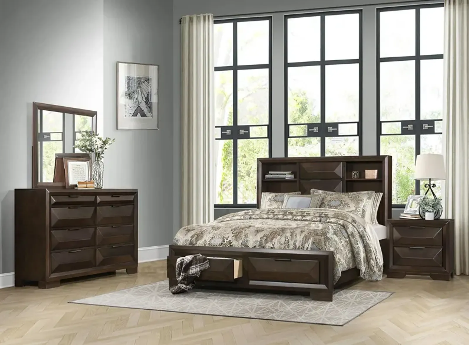 Abraham 4-pc. Storage Bedroom Set