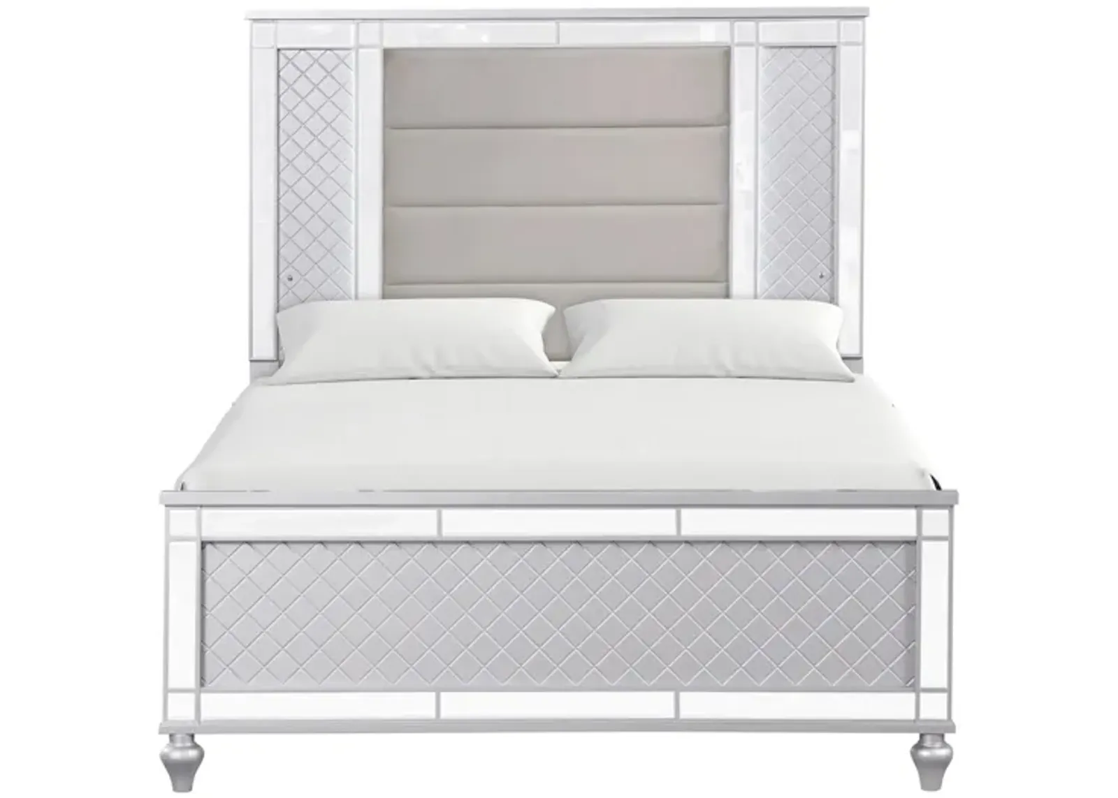 Livorno Bed in Silver Champagne by Glory Furniture