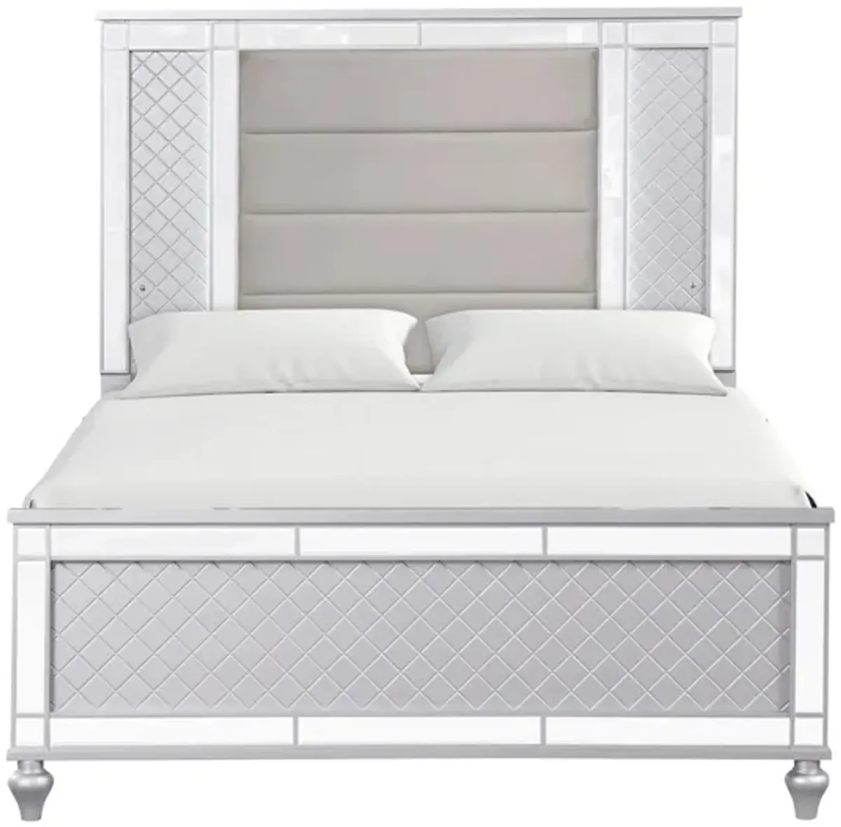 Livorno Bed in Silver Champagne by Glory Furniture