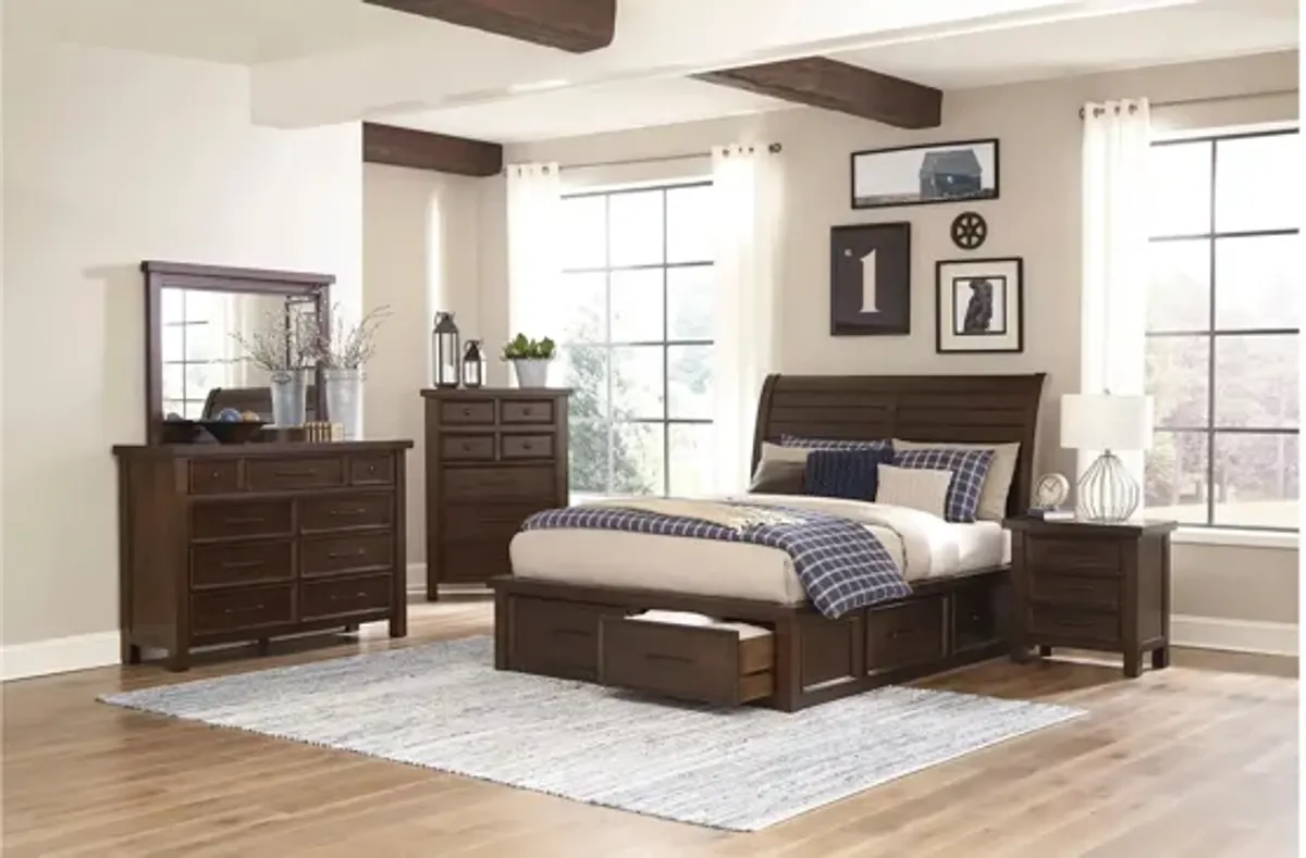 Rosemont 4-pc. Platform Storage Bedroom Set