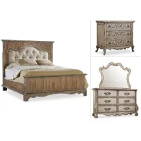 Chatelet 4-pc. Upholstered Panel Bedroom Set by Hooker Furniture