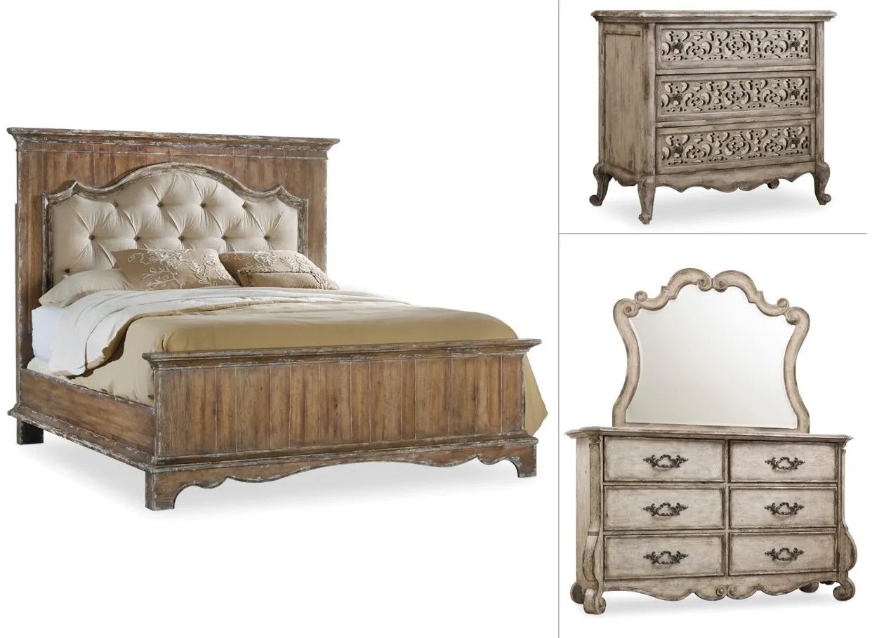 Chatelet 4-pc. Upholstered Panel Bedroom Set by Hooker Furniture