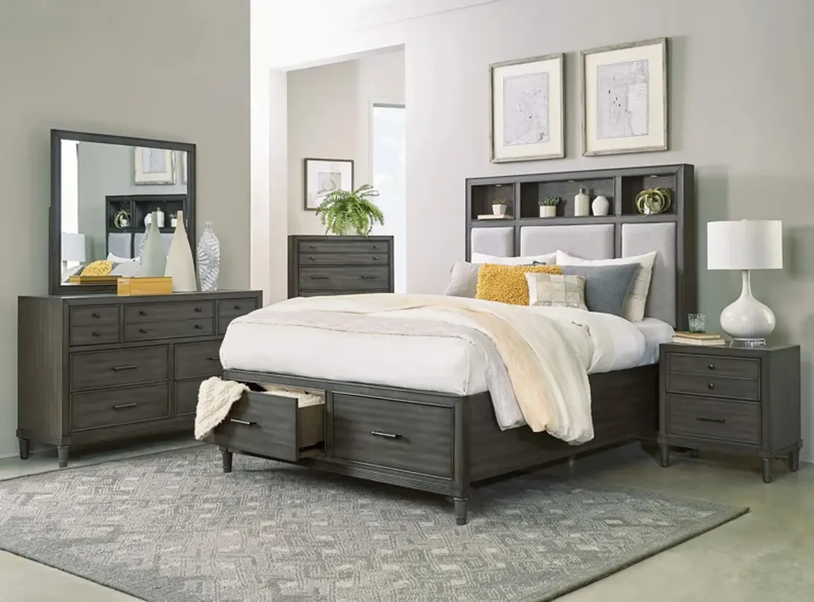 Lana 4-pc. Upholstered Platform Bedroom Set