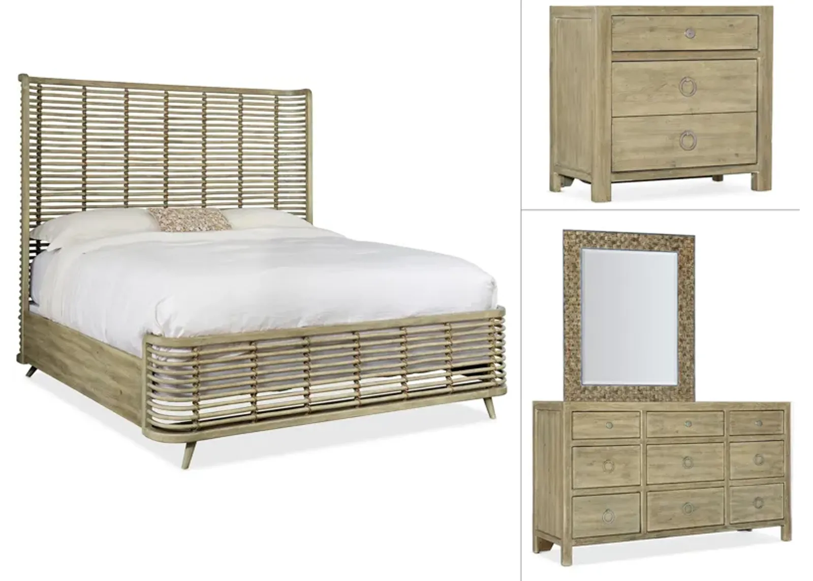 Sundance 4-pc. Rattan Bedroom Set