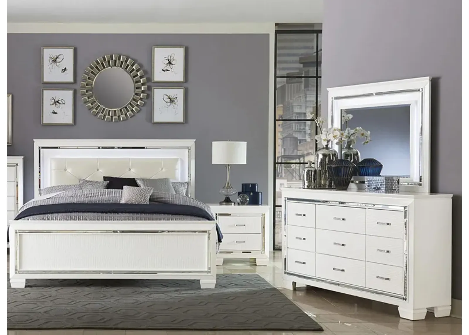 Brambley 4-pc. Bedroom Set W/Led Lights