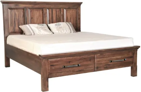 HillCrest 4-pc. Bedroom Set in Old Chestnut by Napa Furniture Design