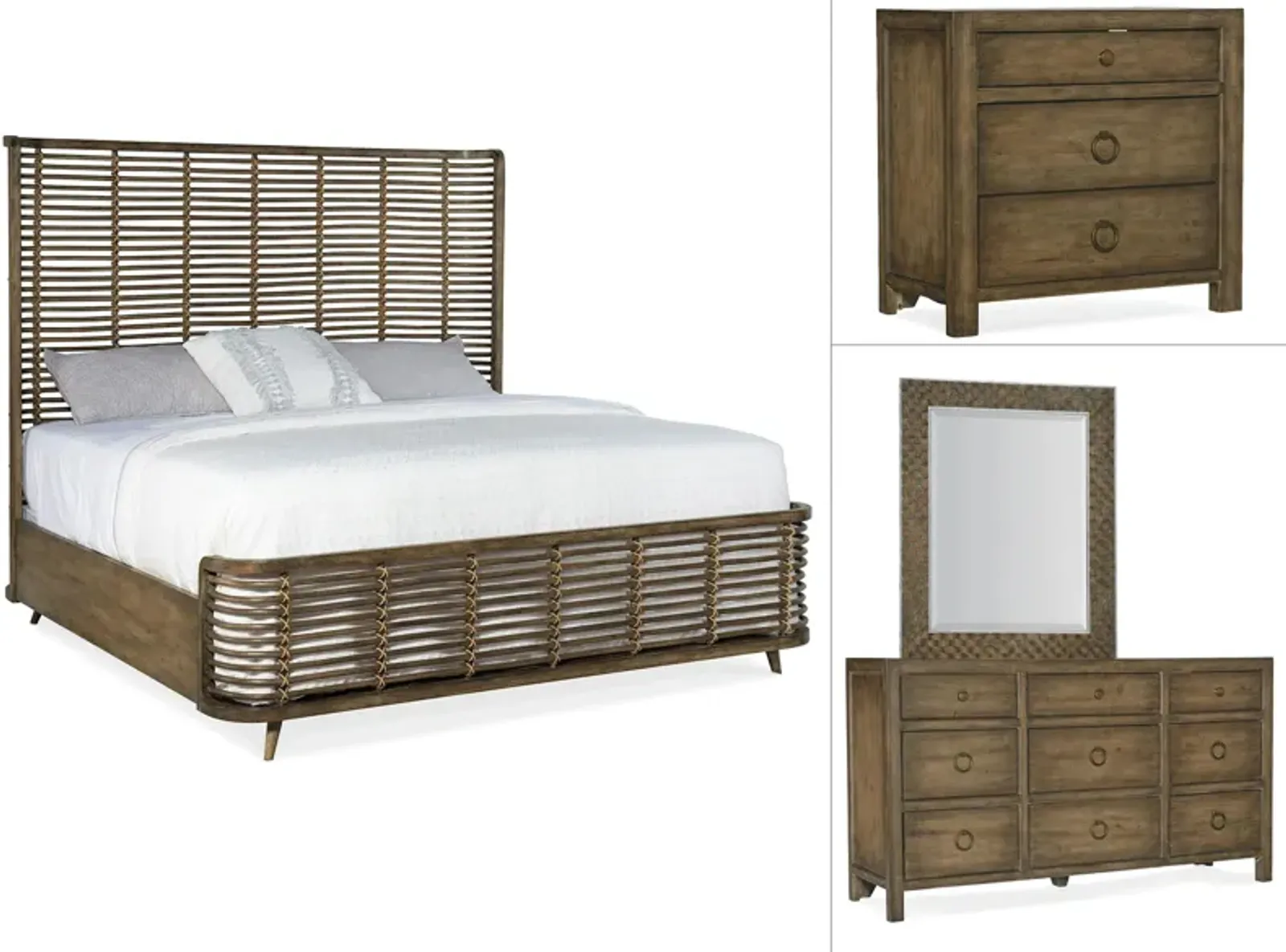 Sundance 4-pc. Rattan Bedroom Set