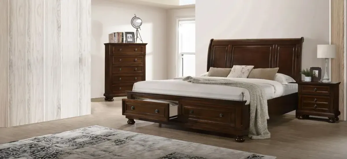 Meade 3-pc. Sleigh Storage Bedroom Set