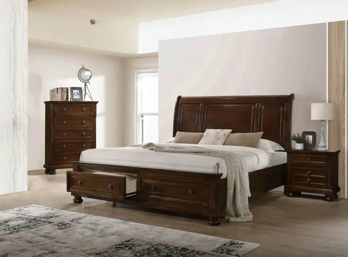 Meade 3-pc. Sleigh Storage Bedroom Set