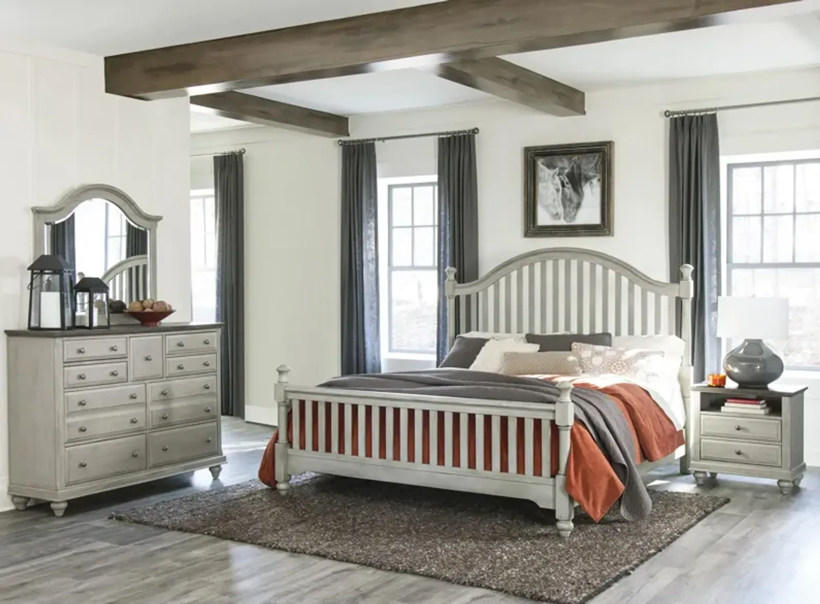 Cordelia 4-pc. Slat Bedroom Set