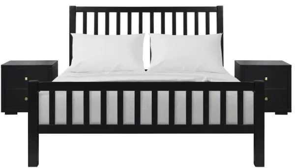 Hampton Platform Bed with 2 Nightstands
