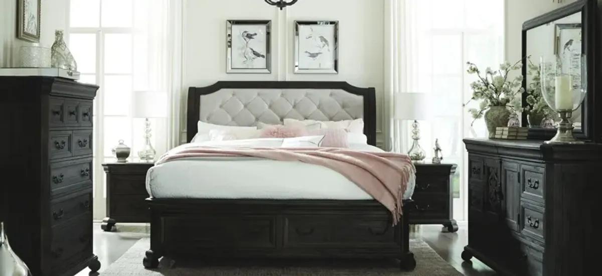 Bellamy Upholstered Storage Sleigh Bed