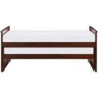 Shannon Trundle Bed in Dark cherry by Homelegance