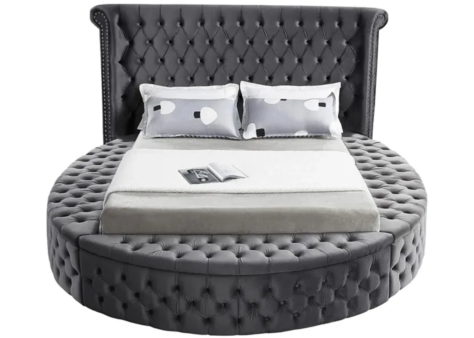 Luxus Full Bed in Gray by Meridian Furniture