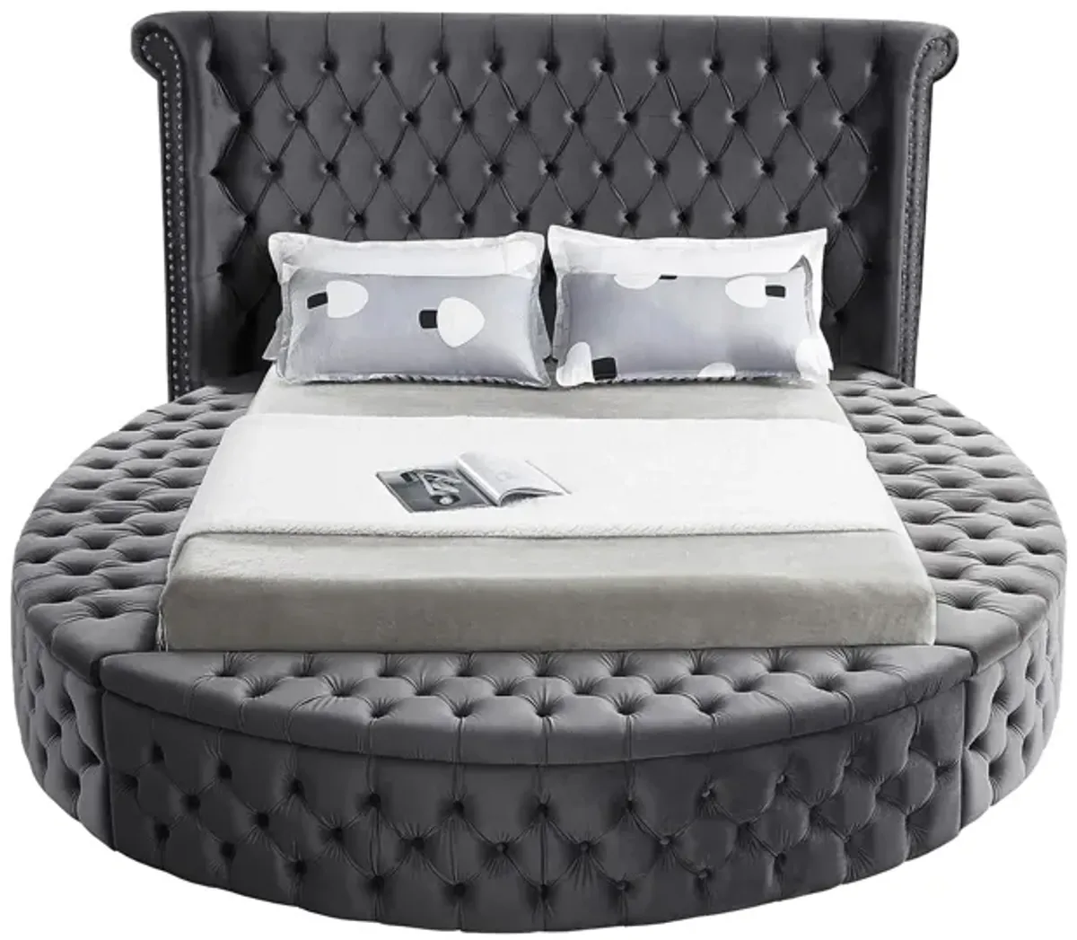 Luxus Full Bed in Gray by Meridian Furniture