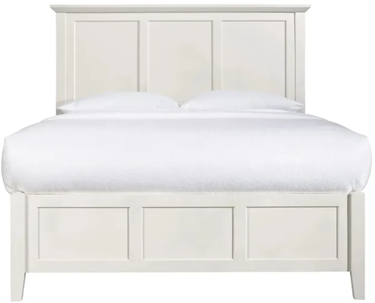 Tompkins Panel Bed in White by Bellanest