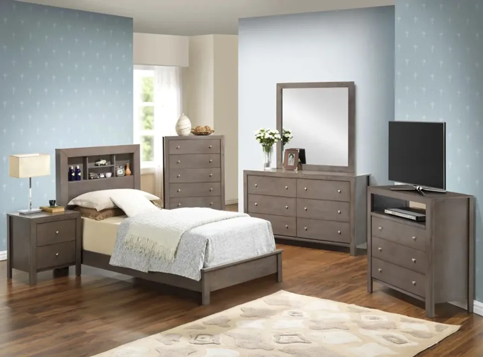 Burlington 4-pc. Bookcase Bedroom Set