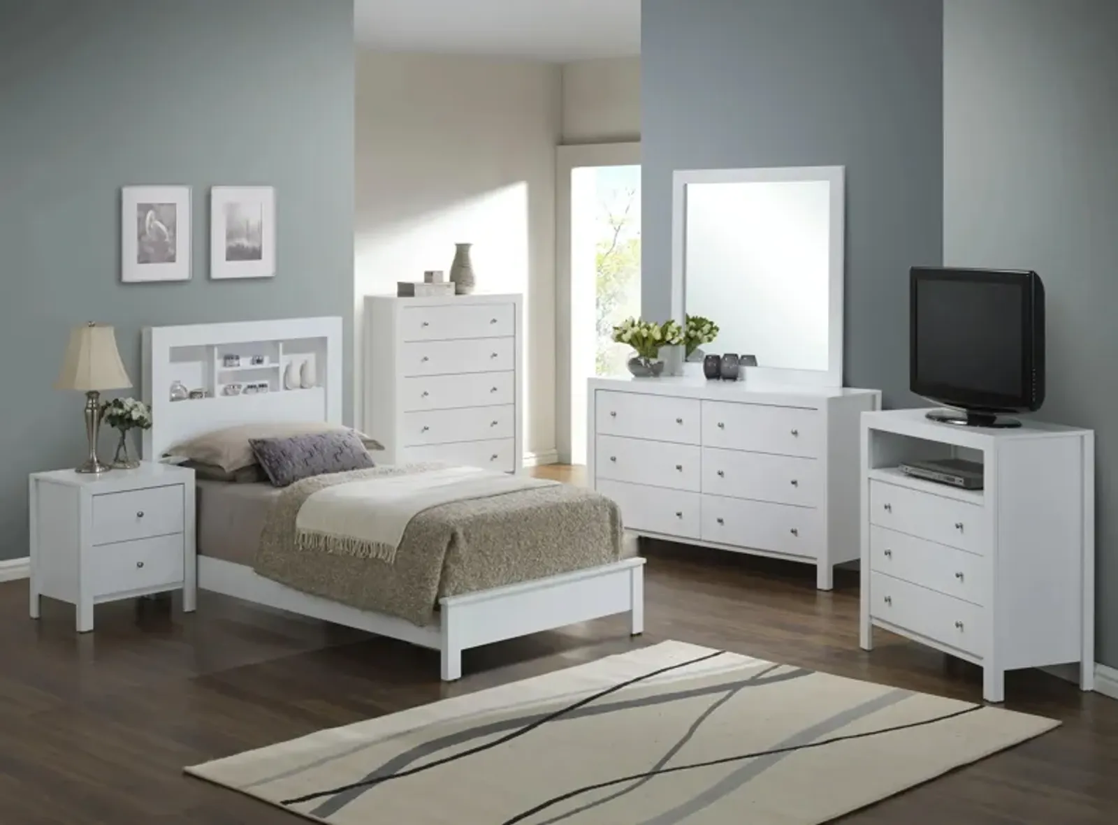 Burlington 4-pc. Bookcase Bedroom Set